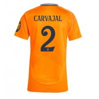 Dres Real Madrid Daniel Carvajal #2 Gostujuci za Žensko 2024-25 Kratak Rukav